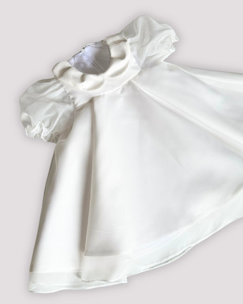 VESTIDO DE CEREMONIA CON VELO